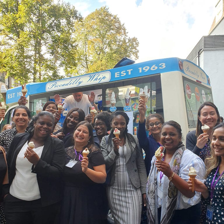 Ice Cream Express for the London Hilton Kensington and London Hilton Olympia